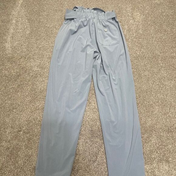 Athleta womens Skyline Paper Bag Waist Pants sz 4 pullon Spring/Summer Pant - Picture 4 of 12